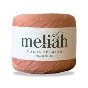 Fita de malha premium Meliah cerâmica 240g/80m