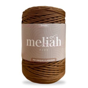 Fio unique classique 3mm Meliah cor cookie com 500g/300m