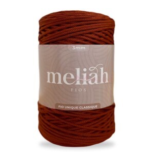 Fio unique classique 3mm Meliah cor outono com 500g/300m