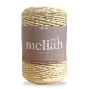 Fio unique classique 3mm Meliah cor panacota com 500g/300m