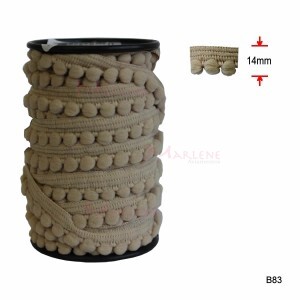 Pompom rígido com 10m 9022/1 Britânia