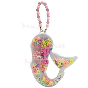 Kit missangas variadas para colares e pulseiras artesanais estojo sereia box-004/95338