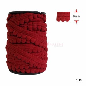 Pompom rígido com 10m 9022/1 Britânia