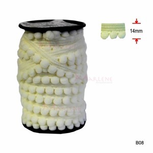 Pompom rígido com 10m 9022/1 Britânia