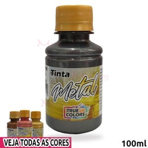 Tinta PVA metal 100ml True Colors