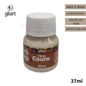 Tinta pinta couro Gliart com 37ml