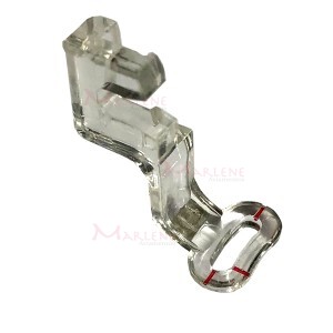 Calcador para bordados em máquina doméstica