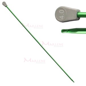 Agulha de crochê tunisiana nº4 27cm