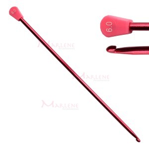 Agulha de crochê tunisiana n6 27cm