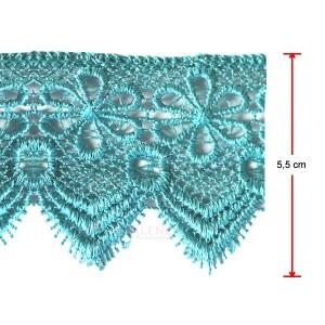 Renda guipir bico CHL-133-55 13,70M