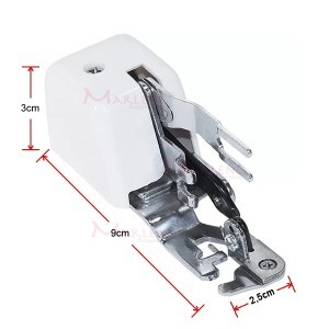 Calcador overlock com faca RCT-10L para máquina doméstica