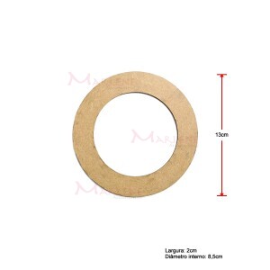 Argola MDF 13cm