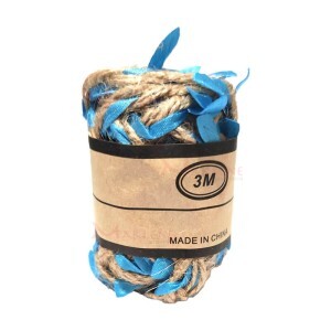 Cordão canhamo 3m com folha colorida W976