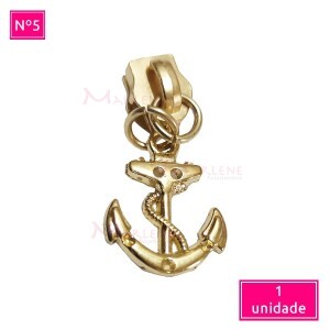 Cursor nº5 âncora latonado artesanal unidade