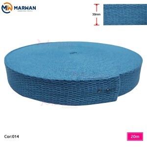 Cadarço de algodão 30mm Marwan com 20m na peça