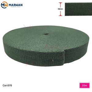 Cadarço de algodão 30mm Marwan com 20m na peça