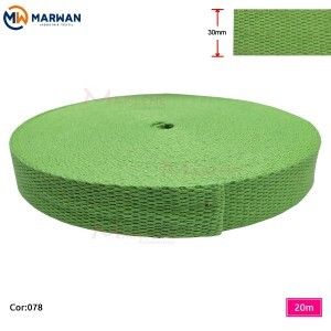 Cadarço de algodão 30mm Marwan com 20m na peça