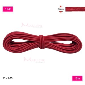 Elástico roliço colombe São José 2,8mm com 10m 15R colorido