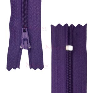 Zíper de nylon fino 15cm unidade