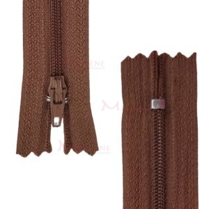 Zíper de nylon fino 15cm unidade