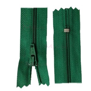 Zíper de nylon fino 30cm unidade