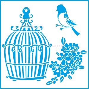 Stencil STXX 20x20cm Litoarte