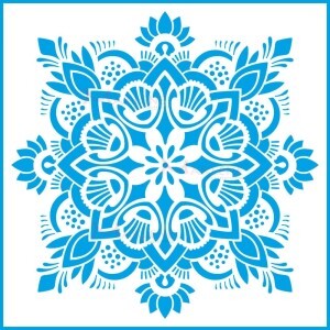 Stencil STXX 20x20cm Litoarte