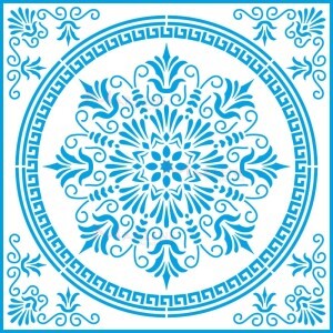 Stencil STXX 20x20cm Litoarte