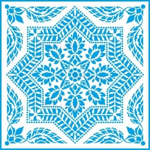 Stencil STXX 20x20cm Litoarte