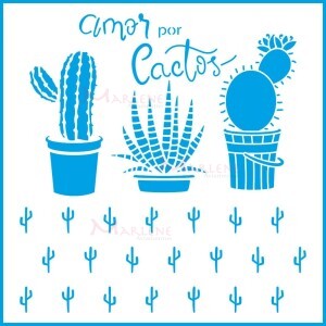 Stencil STXX 20x20cm Litoarte