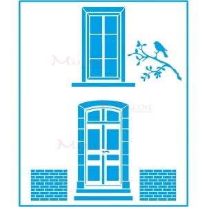 Stencil STM 21x17 cm Litoarte