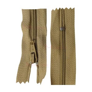 Zíper de nylon fino 50cm unidade