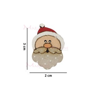 Botões MDF pequenos unidade