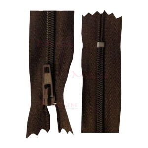 Zíper de nylon fino 60cm unidade