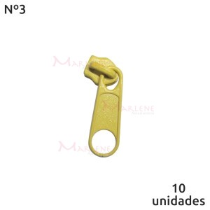 Cursor nº3 comum  com 10 unidades colorido metal