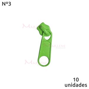 Cursor nº3 comum  com 10 unidades colorido metal