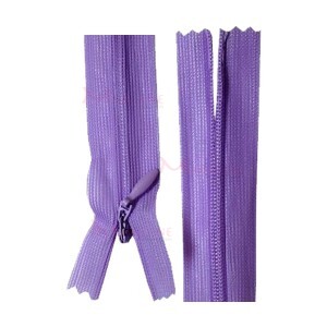 Zíper de nylon invisível 30cm unidade