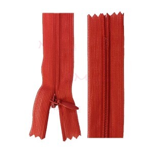 Zíper de nylon invisível 40cm unidade