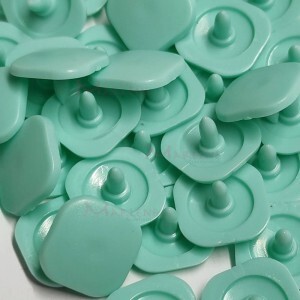 Botão de pressão Ritas 15mm quadrado com 50 unidades