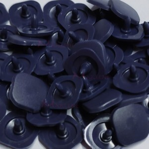 Botão de pressão Ritas 15mm quadrado com 50 unidades