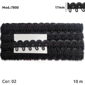 Passamanaria São José 7800 de 17mm com 10m na peça