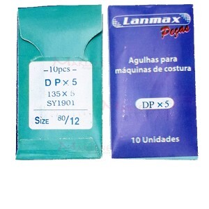 Agulha nº12 cabo grosso reta industrial