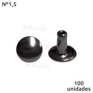 Rebite duplo nº1,5 com 100 unidades baxmann - veja cores