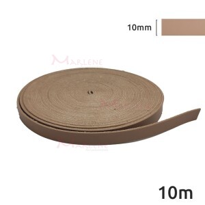 Tira de couro sintético 10mm rolo com 10m