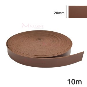 Tira de couro sintético 20mm rolo com 10m