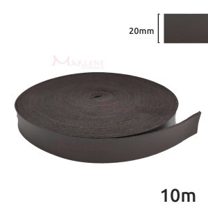 Tira de couro sintético 20mm rolo com 10m