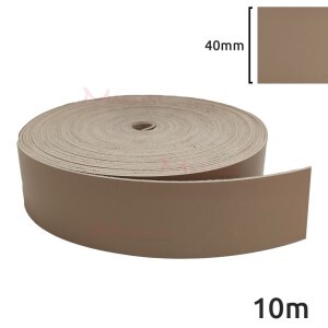 Tira de couro sintético 40mm rolo com 10m