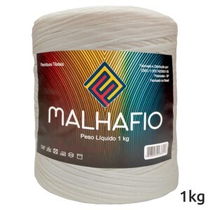 Fio de malha residual com 1kg Malhafio
