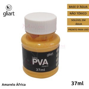 Tinta PVA fosca 37ml Gliart