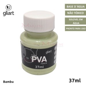 Tinta PVA fosca 37ml Gliart